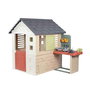 Smoby Casa Nature con Banco de Trabajo, Juguete para Niños de 2+ Años, Plástico, 114x99x24 cm