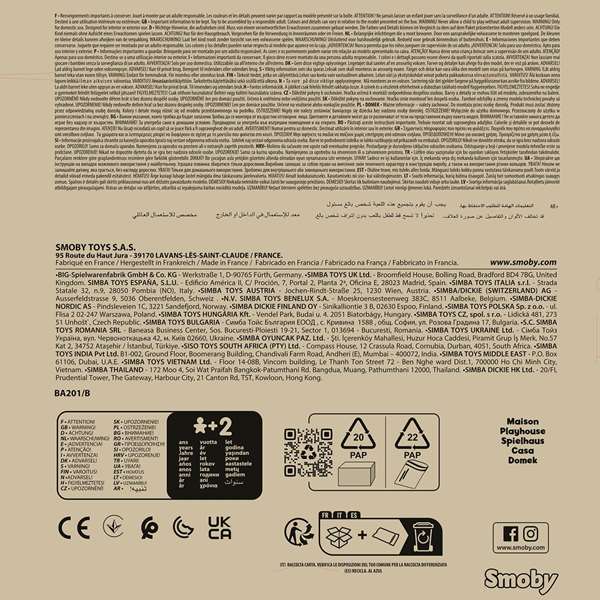 Smoby Casa Nature con Banco de Trabajo, Juguete para Niños de 2+ Años, Plástico, 114x99x24 cm