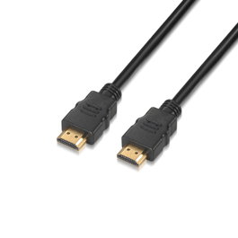 Aisens Cable HDMI 2.0 Premium 4K@60Hz 18Gbps 0,5m Negro