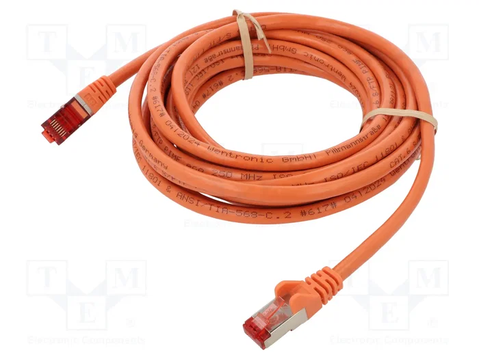 GOOBAY Patch cord S/FTP Cat 6 naranja 5m GOOBAY Patch cord S/FTP Cat 6 naranja 5m