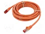 GOOBAY Patch cord S/FTP Cat 6 naranja 5m
