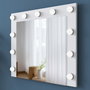 Hanah Home BJ115 - 2781 Mesa de Maquillaje Tocador Blanco 90cm Ancho x 153cm Alto x 44.5cm Fondo Aglomerado Melamina