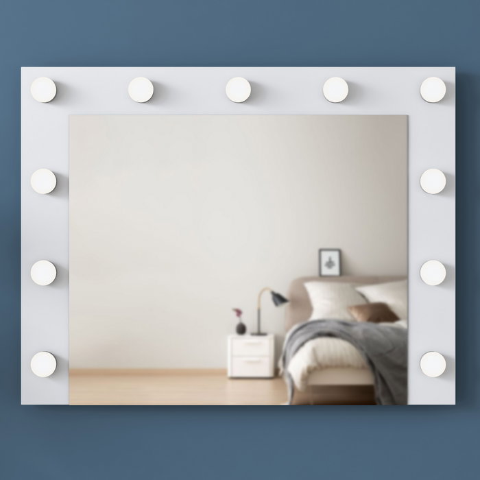 Hanah Home BJ115 - 2781 Mesa de Maquillaje Tocador Blanco 90cm Ancho x 153cm Alto x 44.5cm Fondo Aglomerado Melamina