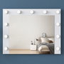 Hanah Home BJ115 - 2781 Mesa de Maquillaje Tocador Blanco 90cm Ancho x 153cm Alto x 44.5cm Fondo Aglomerado Melamina