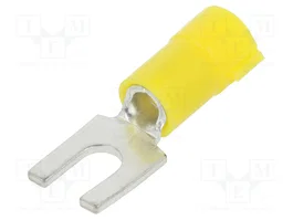 PANDUIT Punta horquilla aislada amarilla 4mm 4÷6mm²