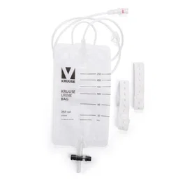 Kruuse Bolsa para Orina 250 ml Giro 360 Luer Lock 5ud