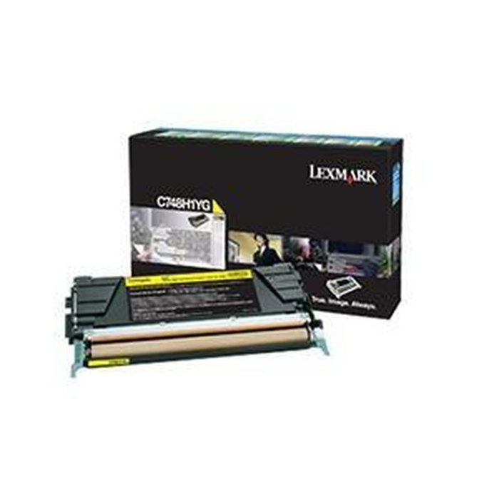 Lexmark Tóner Láser Amarillo Retornable C748H1YG Lexmark Tóner Láser Amarillo Retornable C748H1YG