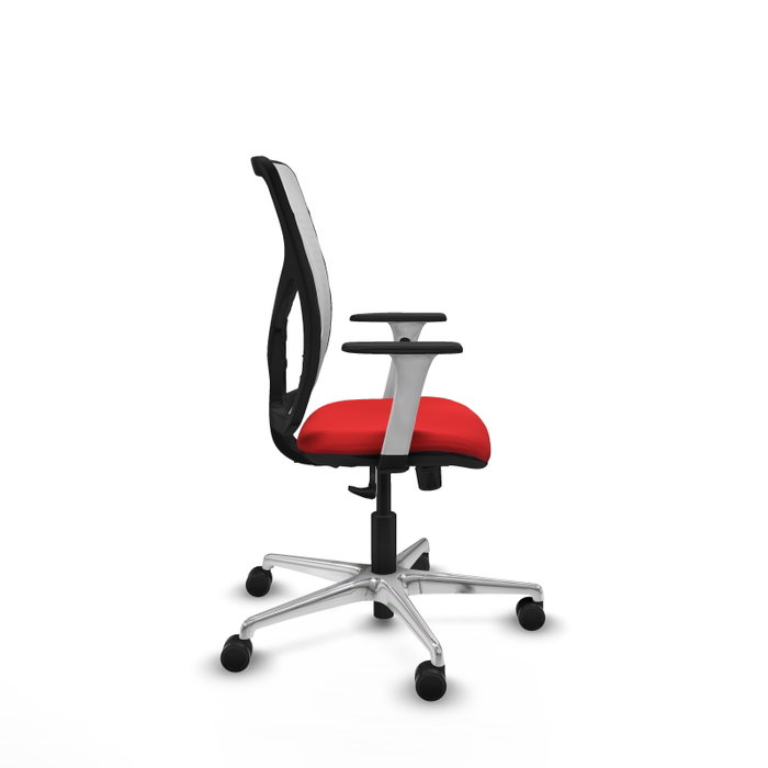 PIQUERAS Y CRESPO Silla de oficina Motilla con mecanismo Sincro Rojo y Blanco PIQUERAS Y CRESPO Silla de oficina Motilla con mecanismo Sincro Rojo y Blanco