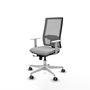 PIQUERAS Y CRESPO Silla de oficina Horna con mecanismo Sincro/Traslack, Gris