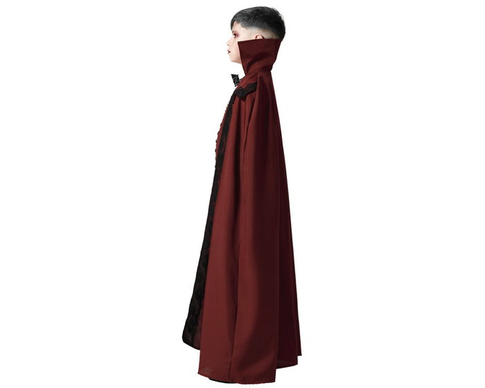 Disfraz Vampiro Infantil Halloween para Niño 3-4 Años - Conjunto con Capa, Chaleco y Pantalón Morado