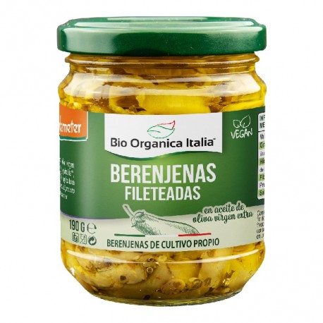 BIO ORGANICA ITALIA Berenjenas en aceite Demeter 190gr