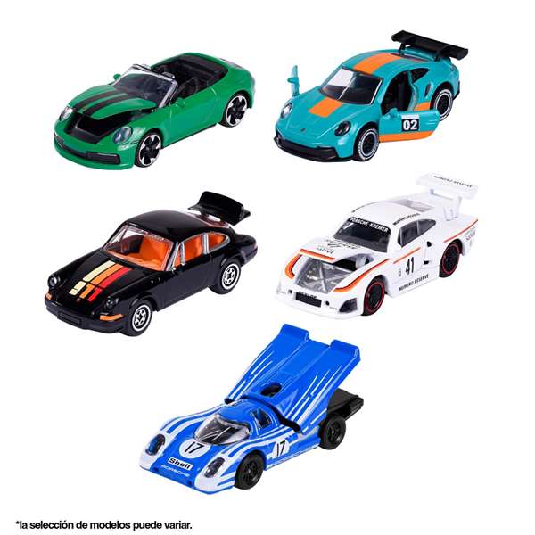 Smoby Gifpack 5 Coches Porsche Motorsport
