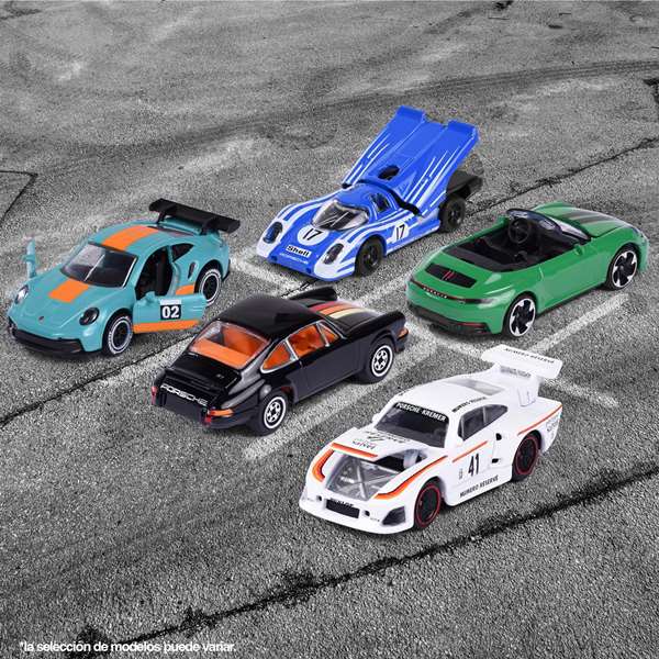 Smoby Gifpack 5 Coches Porsche Motorsport
