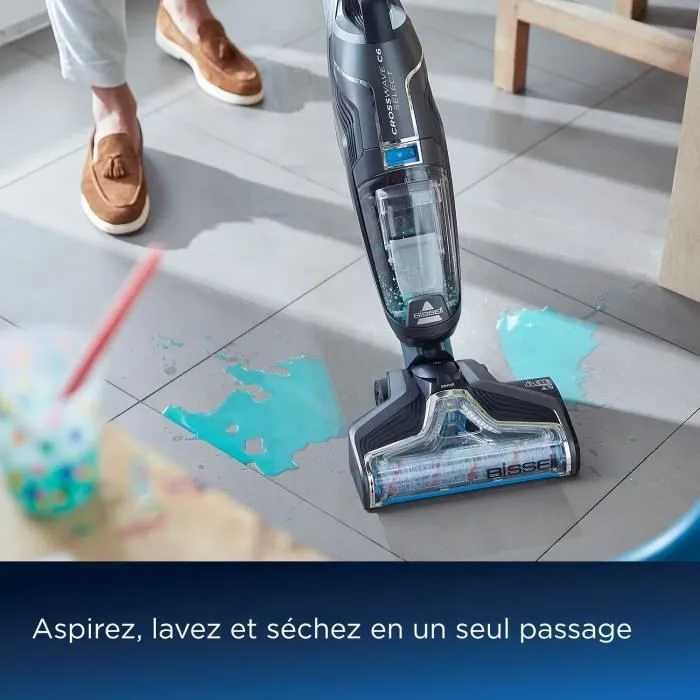 BISSELL B3569N Crosswave C6 Select Aspiradora de mano inalámbrica - Limpieza multisuperficie y autolimpieza automática BISSELL B3569N Crosswave C6 Select Aspiradora de mano inalámbrica - Limpieza multisuperficie y autolimpieza automática