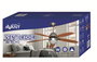 AVANT Ventilador de Techo Gris/Madera 132 cm, 5 Aspas con Luz Integrada, 60W