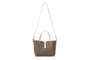 Vince Camuto Bolso de Mano Piel de Polivinilo Visón y Crema 25x11x19cm