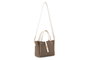 Vince Camuto Bolso de Mano Piel de Polivinilo Visón y Crema 25x11x19cm