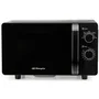 Orbegozo Microondas MI 2061 CE 700W 20L Negro Tecnología Flatbed Sin Plato