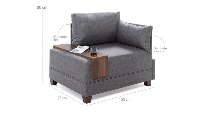 Atelier Del Sofa Sofá 1 Plaza Light Blue (Azul Claro) 100 cm Ancho Atelier Del Sofa Sofá 1 Plaza Light Blue (Azul Claro) 100 cm Ancho