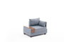 Atelier Del Sofa Sofá 1 Plaza Light Blue (Azul Claro) 100 cm Ancho