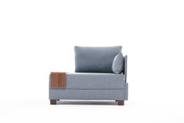 Atelier Del Sofa Sofá 1 Plaza Light Blue (Azul Claro) 100 cm Ancho