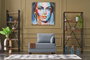 Atelier Del Sofa Sofá 1 Plaza Light Blue (Azul Claro) 100 cm Ancho