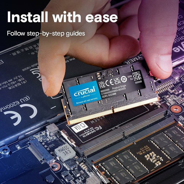 Crucial Memoria DDR5 32 GB 5600 MHz SO-DIMM CL46 Crucial Memoria DDR5 32 GB 5600 MHz SO-DIMM CL46