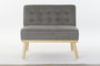 DKD Home Decor Sillón Urban Gris Oscuro Marron 66 x 72 x 80 cm