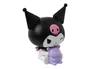 Wondee Lámpara LED Kuromi Hello Kitty Sanrio 16 cm Figura 3D Luz Nocturna Baku Púrpura GloBuddies sin Cables Pilas AA