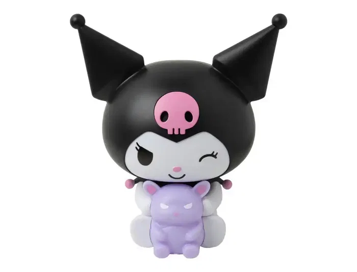 Wondee Lámpara LED Kuromi Hello Kitty Sanrio 16 cm Figura 3D Luz Nocturna Baku Púrpura GloBuddies sin Cables Pilas AA Wondee Lámpara LED Kuromi Hello Kitty Sanrio 16 cm Figura 3D Luz Nocturna Baku Púrpura GloBuddies sin Cables Pilas AA