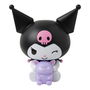 Wondee Lámpara LED Kuromi Hello Kitty Sanrio 16 cm Figura 3D Luz Nocturna Baku Púrpura GloBuddies sin Cables Pilas AA