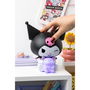 Wondee Lámpara LED Kuromi Hello Kitty Sanrio 16 cm Figura 3D Luz Nocturna Baku Púrpura GloBuddies sin Cables Pilas AA