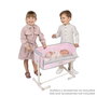Decuevas Cuna Regulable para Muñecas de hasta 48 cm - Duerme Conmigo, Edad 3 Años, Material Metal/Plástico/Poliéster