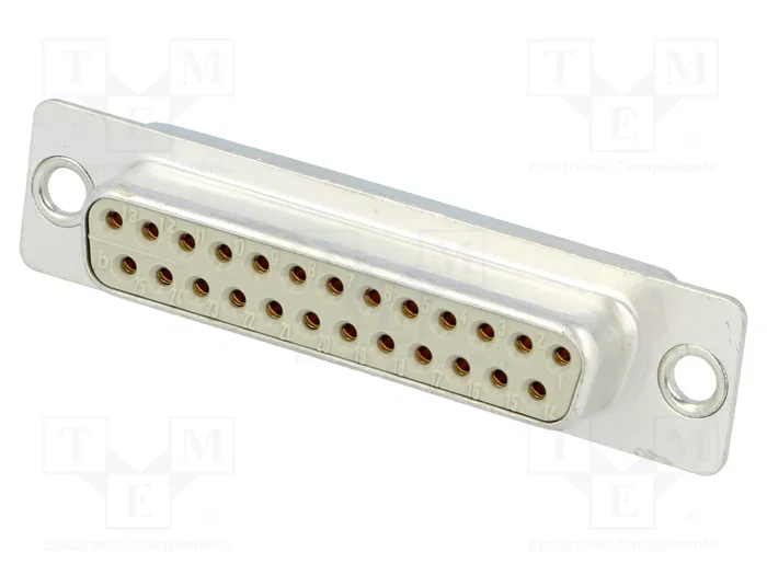 HARTING Conector D-Sub Hembra de 25 Pines para Transferencia de Datos HARTING Conector D-Sub Hembra de 25 Pines para Transferencia de Datos