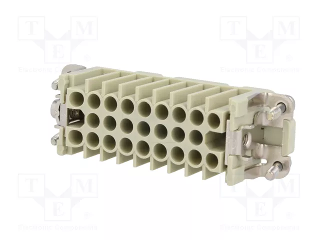 HARTING Han® D Plantilla de contacto hembra de 25 pines