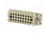 HARTING Han® D Plantilla de contacto hembra de 25 pines