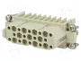 HARTING Han® D Plantilla de contacto hembra de 25 pines