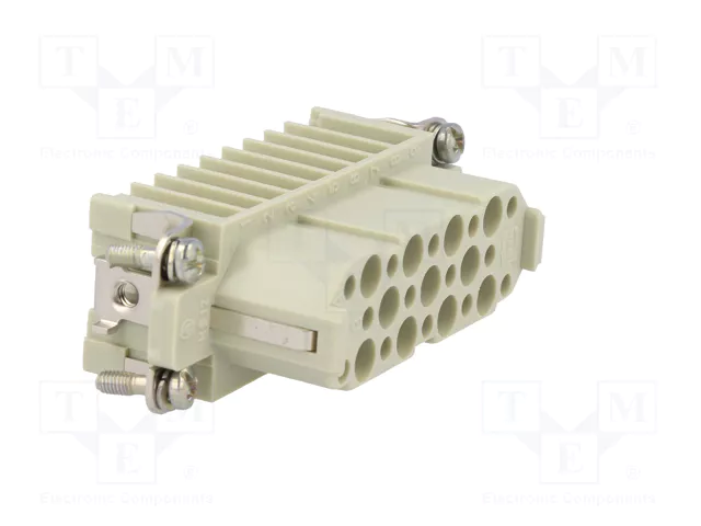 HARTING Han® D Plantilla de contacto hembra de 25 pines