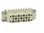 HARTING Han® D Plantilla de contacto hembra de 25 pines