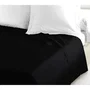 Home Linge Passion HP72094 Sábana Plana Microfibra 82 g 180 x 290 cm Negra