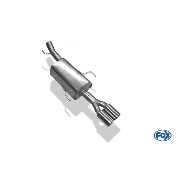 Fox Silencioso Trasero Opel Astra G Coupe-Cabrio 60 mm FXOP041122-068 - Homologación ECE, incluye accesorios de montaje Fox Silencioso Trasero Opel Astra G Coupe-Cabrio 60 mm FXOP041122-068 - Homologación ECE, incluye accesorios de montaje