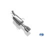 Fox Silencioso Trasero Opel Astra G Coupe-Cabrio 60 mm FXOP041122-068 - Homologación ECE, incluye accesorios de montaje