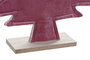 DKD Home Decor Decoración MDF Poliéster con Purpurina Rosa y Dorado
