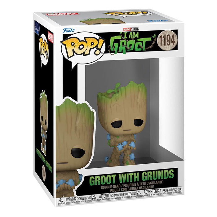 Funko Pop Marvel Groot with Grunds