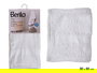 Berilo Toalla Lisa 30x50 cm, Color Blanco, 400 g/m², 80% Algodón 20% Poliéster (Set de 36)