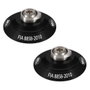 Bell Set de clips Hans negros FIA8858-2010 para casco Bell
