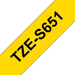 Brother TZE-S651 Cinta para Impresora de Etiquetas de 24 mm