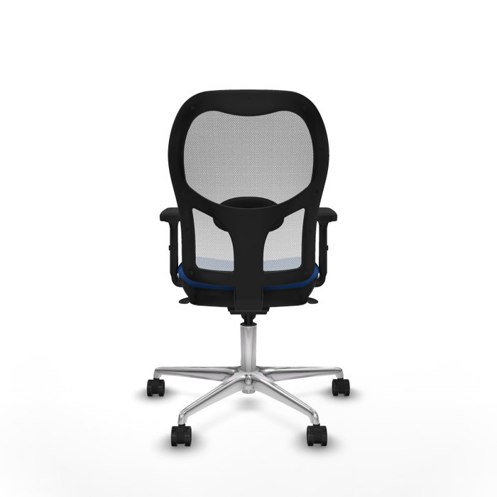 PIQUERAS Y CRESPO Silla de oficina Jorquera con mecanismo Sincro, Azul y Blanco PIQUERAS Y CRESPO Silla de oficina Jorquera con mecanismo Sincro, Azul y Blanco