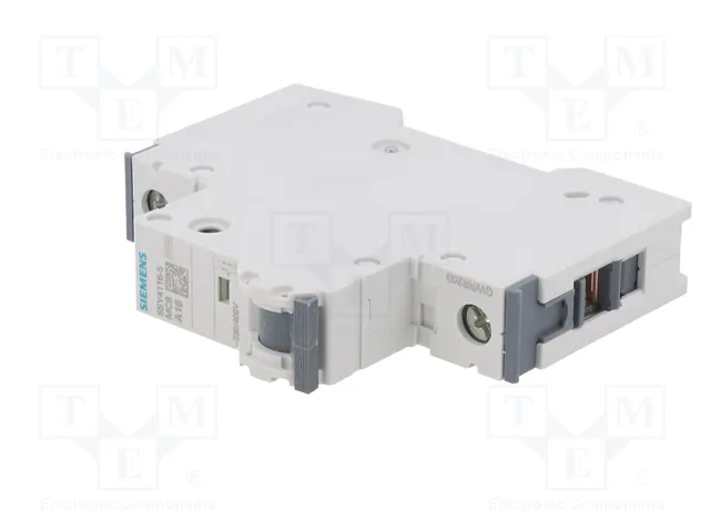 SIEMENS 5SY4116-5 Interruptor magnetotérmico 16A 1 Polo 10kA SIEMENS 5SY4116-5 Interruptor magnetotérmico 16A 1 Polo 10kA