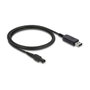 DeLOCK 90978 Cable de Carga USB A a 2 Pines para Philips OneBlade Pro 360 y Series HQ7, HQ8, HQ9, 1 m
